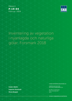 Inventering av vegetation i nyanlagda och naturliga gölar, Forsmark 2018