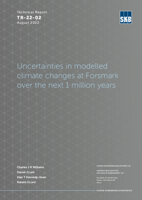 Uncertainties in modelled climate changes at Forsmark over the next 1 million years