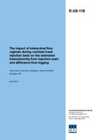 The impact of interpreted flow regimes during constant head injection tests on the estimated transmissivity from injection tests and difference flow logging