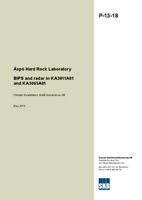 Äspö Hard Rock Laboratory. BIPS and radar in KA3011A01 and KA3065A01