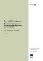 Äspö Hard Rock Laboratory. Boremap mapping of core drilled boreholes KA2051A01 and KA3007A01