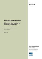 Äspö Hard Rock Laboratory. Difference flow logging in borehole KA3007A01