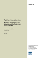 Äspö Hard Rock Laboratory. Boremap mapping of cored drilled boreholes KA3011A01 and KA3065A01