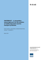 FASTREACT - A streamlinebased approach for the solution of multicomponent reactive transport problems