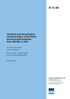 Chemical and mineralogical characterization of the Indian tunnel backfill bentonite Asha NW BFL-L 2010