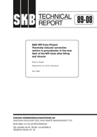 NAK WP-Cave project. Thermally induced convective motion in groundwater in the near field of the WP-Cave after filling and closure