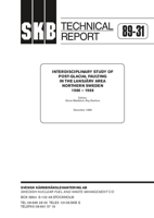 Interdisciplinary study of post-glacial faulting in the Lansjärv area Northern Sweden 1986 - 1988