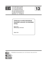 Urlakning av använt kärnbränsle (bestrålad uranoxid) vid direktdeponering (Leaching of spent nuclear fuel (irradiated uranium dioxide) following direct deposition)