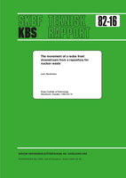 The movement of a redox front downstream from a repository for nuclear waste