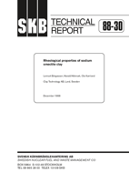 Rheological properties of sodium smectite clay