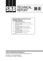 Characterization of fracture zone 2, Finnsjön study-site. Part 1: Overview of the fracture zone project at Finnsjön, Sweden. Part 2: Geological setting and deformation history of a low angle fracture zone at Finnsjön, Sweden. Part 3: Hydraulic testing and modelling of a low-angle fracture zone at Finnsjön, Sweden. Part 4: Groundwater flow conditions in a low angle fracture zone at finnsjön, Sweden. Part 5: Hydrochemical investigations at Finnsjön, Sweden. Part 6: Effects of gas-lift pumping on hydraulic borehole conditions at Finnsjön, Sweden