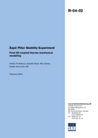 Äspö Pillar Stability Experiment. Final 2D coupled thermo-mechanical modelling