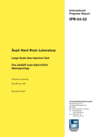 Äspö Hard Rock Laboratory. Large scale gas injection test. The LASGIT hole DA3147G01. Hydrogeology