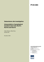 Interpretation of geophysical borehole data from HLX17, HLX18 and HLX19. Oskarshamn site investigation