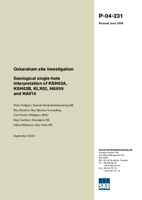 Geological single-hole interpretation of KSH03A, KSH03B, KLX02, HAV09 and HAV10. Oskarshamn site investigation. Revised June 2006