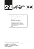 Complex forming properties of natural organic acids. Part 2. Complexes with iron and calcium