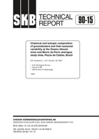 Chemical and isotopic composition of groundwaters and their seasonal variability at the Osamu Utsumi and Morro do Ferro analogue study sites, Po¿os de Caldas, Brazil