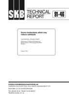 Some mechanisms which may reduce radiolysis