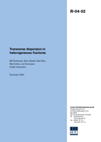 Transverse dispersion in heterogeneous fractures