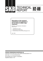 Description of the transport mechanisms and pathways in the far field of a KBS-3 type repository