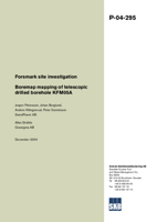 Boremap mapping of telescopic drilled borehole KFM05A. Forsmark site investigation