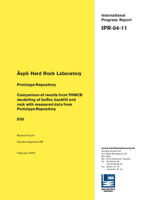 Äspö Hard Rock Laboratory. Prototype Repository. Comparison of results from THMCB modelling of buffer, backfill and rock with measured data from Prototype Repository. D35