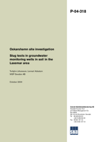 Slug tests in groundwater monitoring wells in soil in the Laxemar area. Oskarshamn site investigation